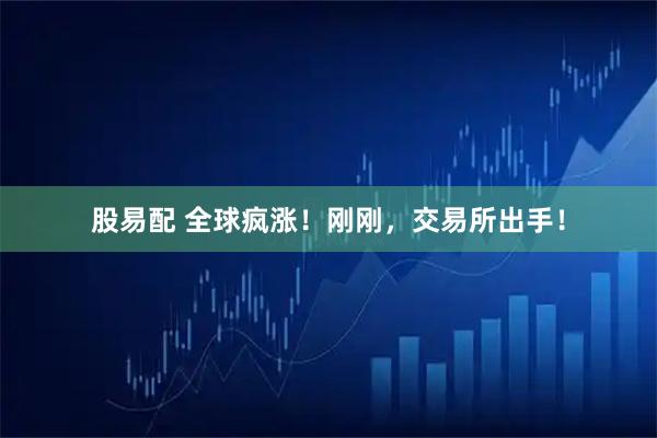 股易配 全球疯涨！刚刚，交易所出手！